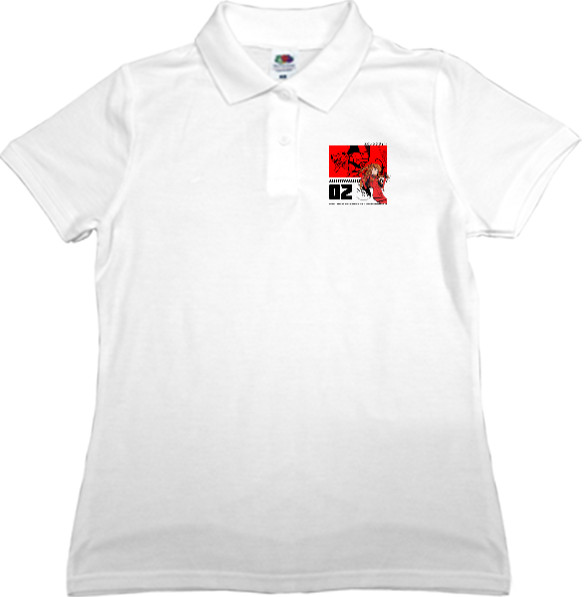 Women's Polo Shirt Fruit of the loom - Evangelion 3 - Mfest