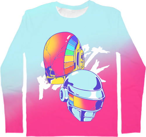 Kids' Longsleeve Shirt 3D - daft Punk [6] - Mfest