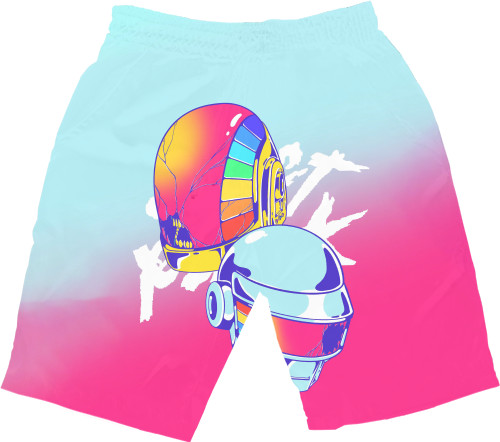 Men's Shorts 3D - daft Punk [6] - Mfest