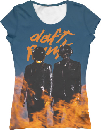 Women's T-Shirt 3D - daft Punk [5] - Mfest