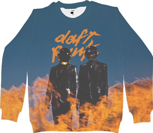 Women's Sweatshirt 3D - daft Punk [5] - Mfest