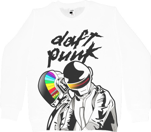 Women's Sweatshirt 3D - daft Punk [2] - Mfest