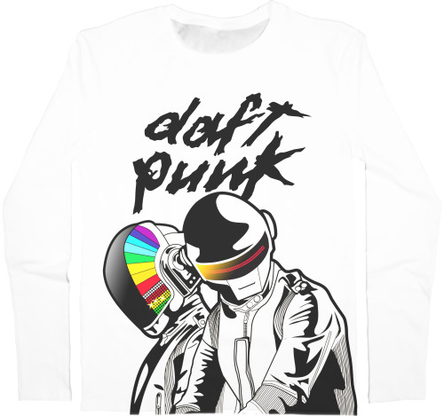 Men's Longsleeve Shirt 3D - daft Punk [2] - Mfest