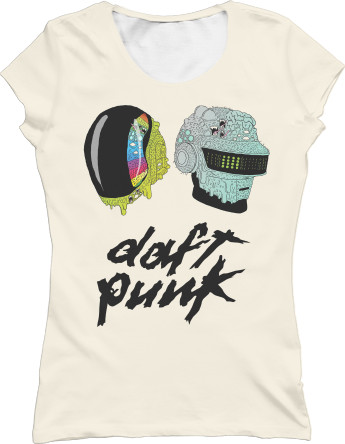 Women's T-Shirt 3D - daft Punk [1] - Mfest