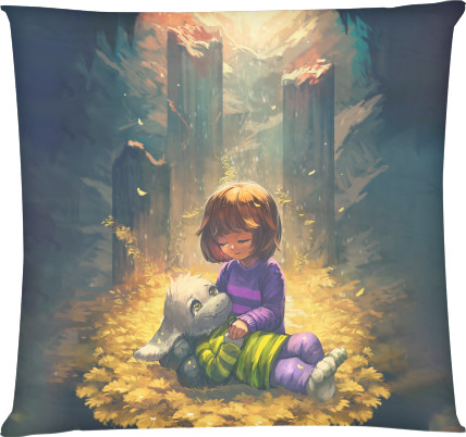 Square Throw Pillow - UNDERTALE - Mfest