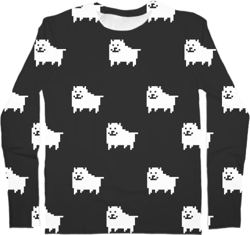 Kids' Longsleeve Shirt 3D - Annoying dog - Mfest