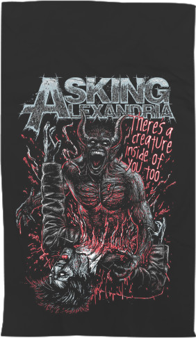 Рушник 3D - Asking Alexandria - Mfest