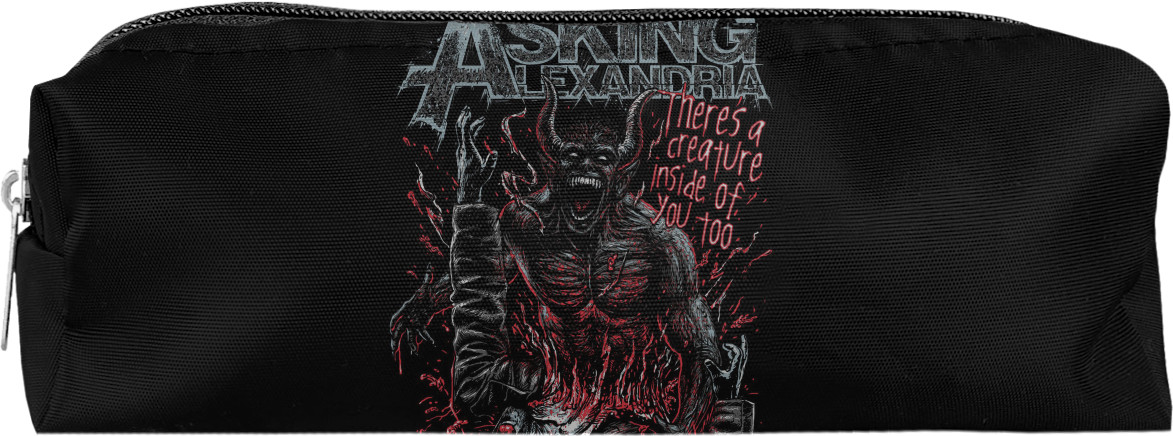 Pencil case 3D - Asking Alexandria - Mfest