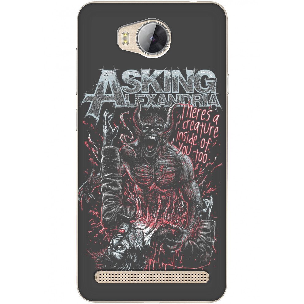 Чехол Huawei - Asking Alexandria - Mfest