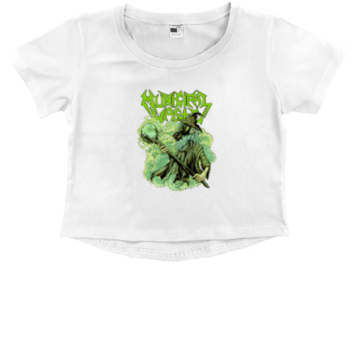 Kids' Premium Cropped T-Shirt - Municipal Waste 2 - Mfest