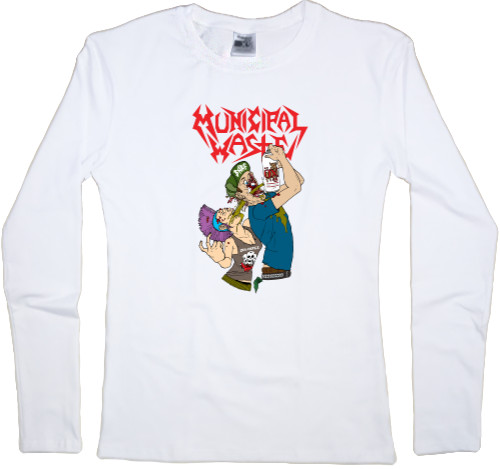 Women's Longsleeve Shirt - Municipal Waste 1 - Mfest