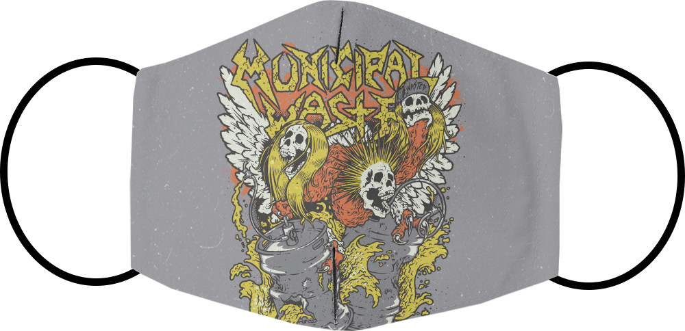 Face Mask - Municipal Waste 3 - Mfest