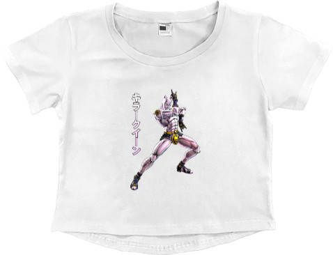 Women's Cropped Premium T-Shirt - Killer Queen 3 - Mfest