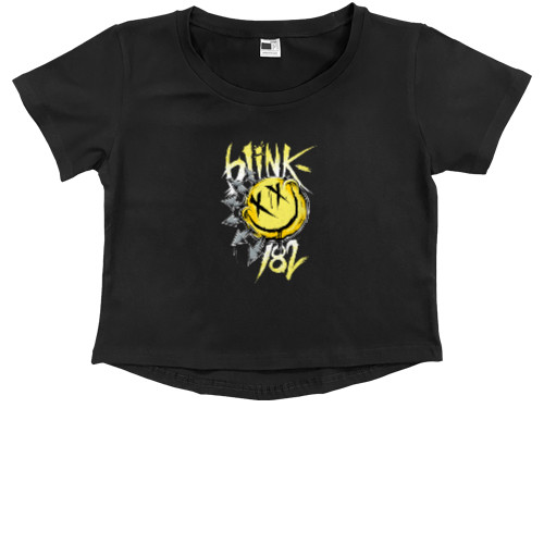 Kids' Premium Cropped T-Shirt - BLINK-182 [21] - Mfest