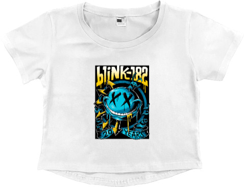 Women's Cropped Premium T-Shirt - BLINK-182 [20] - Mfest