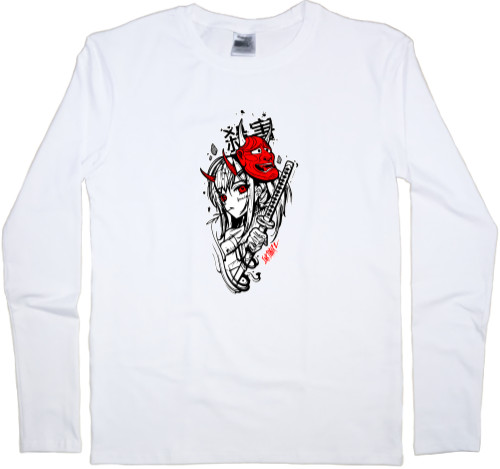 Men's Longsleeve Shirt - ДЕМОН ДІВЧИНА - Mfest