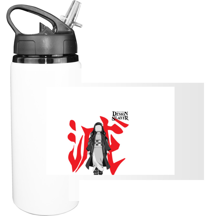 Клинок, рассекающий демонов - Sport Water Bottle - НЕЗУКО - Mfest