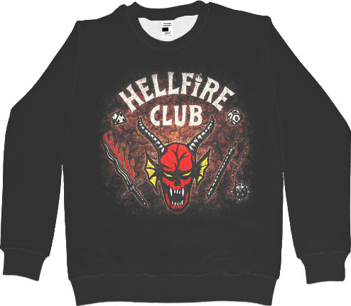 Men's Sweatshirt 3D - hellfire club [1] - Mfest