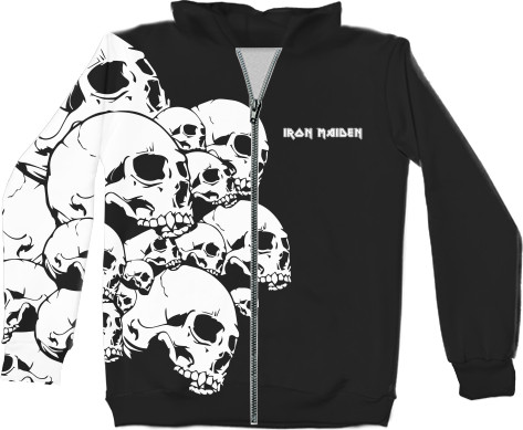 Unisex Zip-through Hoodie 3D - IRON MAIDEN [8] - Mfest