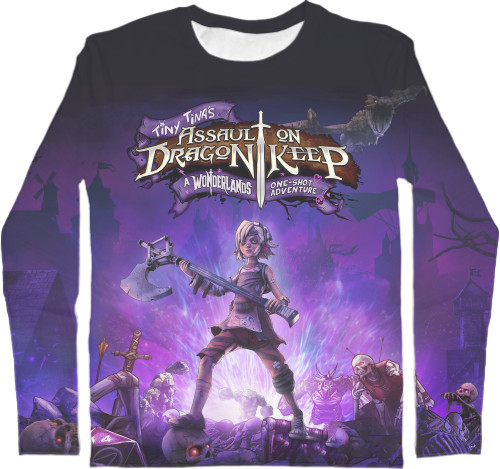 Kids' Longsleeve Shirt 3D - Tiny Tina’s Wonderlands [2] - Mfest