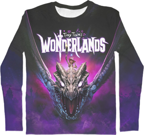 Kids' Longsleeve Shirt 3D - Tiny Tina’s Wonderlands [1] - Mfest