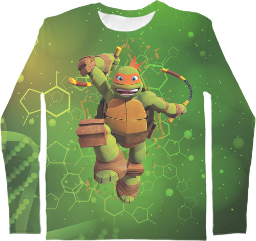 Men's Longsleeve Shirt 3D - TMNT [14] - Mfest