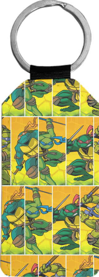 Брелок прямокутний - TMNT [13] - Mfest