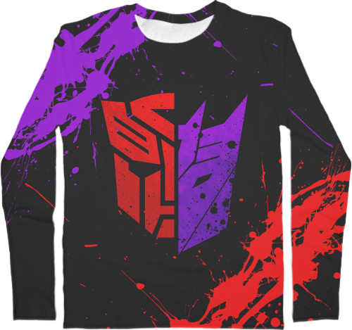 Men's Longsleeve Shirt 3D - Transformers [5] - Mfest