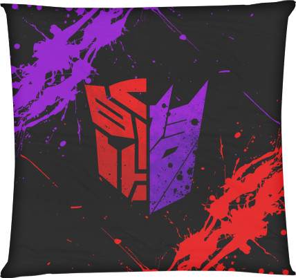 Square Throw Pillow - Transformers [5] - Mfest