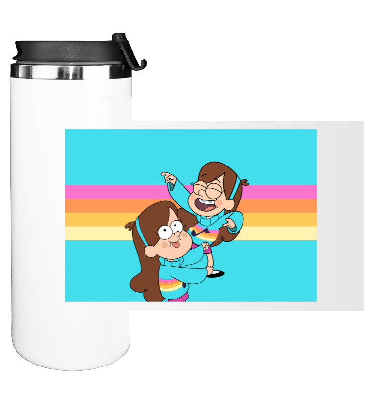 Water Bottle on Tumbler - GRAVITY FALLS [1] - Mfest