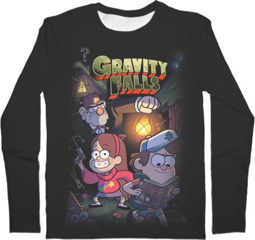 Футболка з Довгим Рукавом 3D Дитяча - GRAVITY FALLS [2] - Mfest