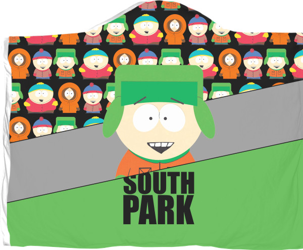 Плед з капюшоном 3D - south park 12 - Mfest