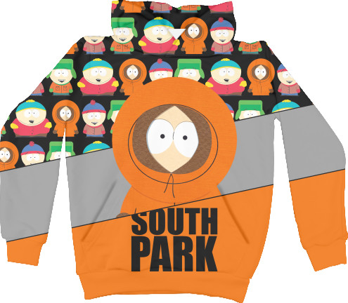 Худи 3D Унисекс - south park 10 - Mfest