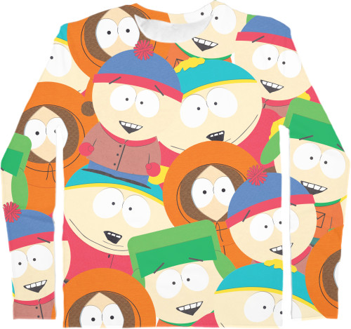 Men's Longsleeve Shirt 3D - south park 7 - Mfest