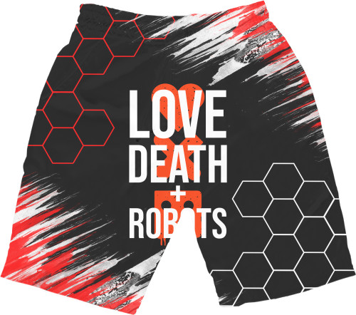 Men's Shorts 3D - Love Death and Robots 6 - Mfest