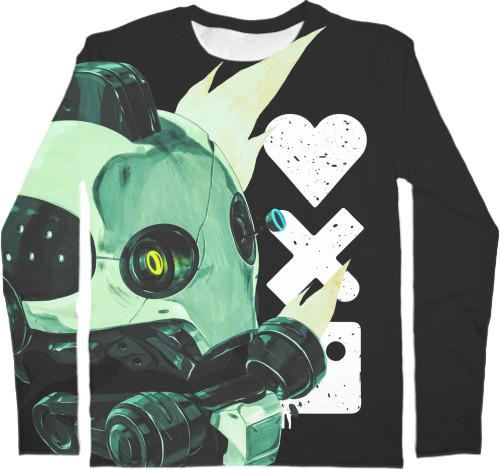 Men's Longsleeve Shirt 3D - Love Death and Robots 8 - Mfest