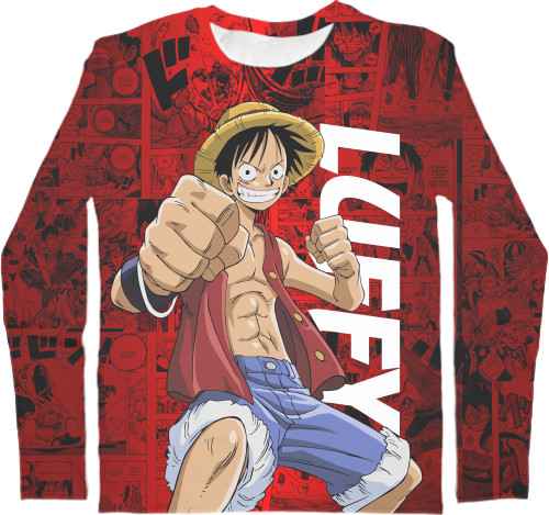 Футболка з Довгим Рукавом 3D Дитяча - ONE PIECE (24) - Mfest