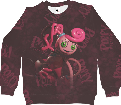 Men's Sweatshirt 3D - Poppy Playtime (Mommy) 3 - Mfest