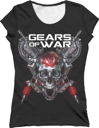 Women's T-Shirt 3D - Gears of War 14 - Mfest