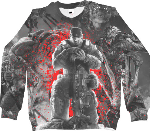 Men's Sweatshirt 3D - Gears of War 8 - Mfest