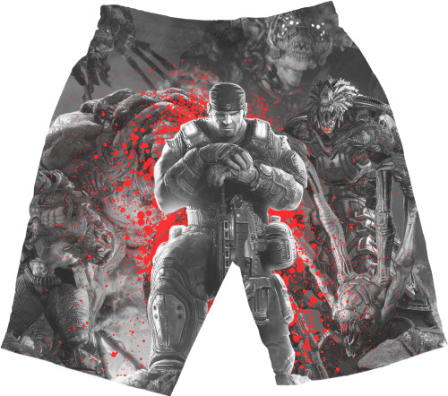 Men's Shorts 3D - Gears of War 8 - Mfest