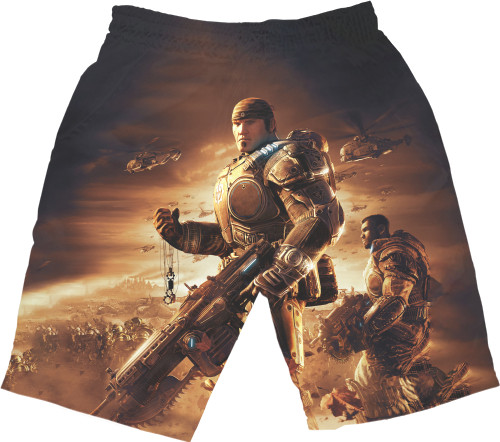 Men's Shorts 3D - Gears of War 11 - Mfest