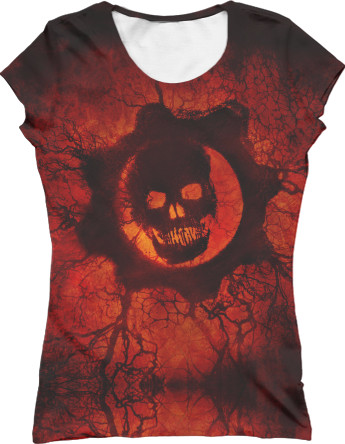 Women's T-Shirt 3D - Gears of War 12 - Mfest