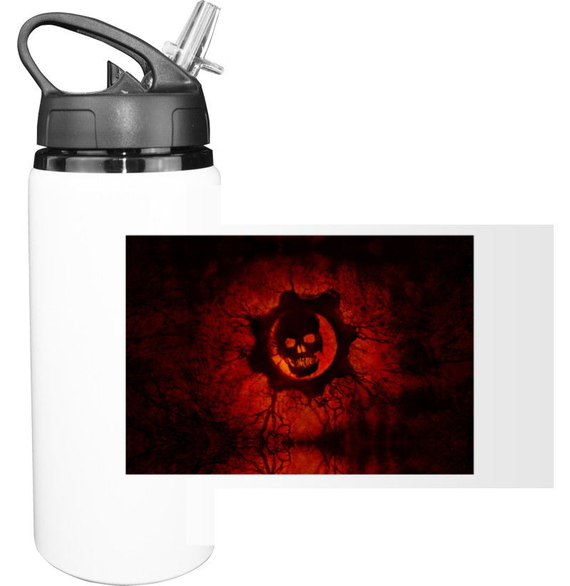 Sport Water Bottle - Gears of War 12 - Mfest