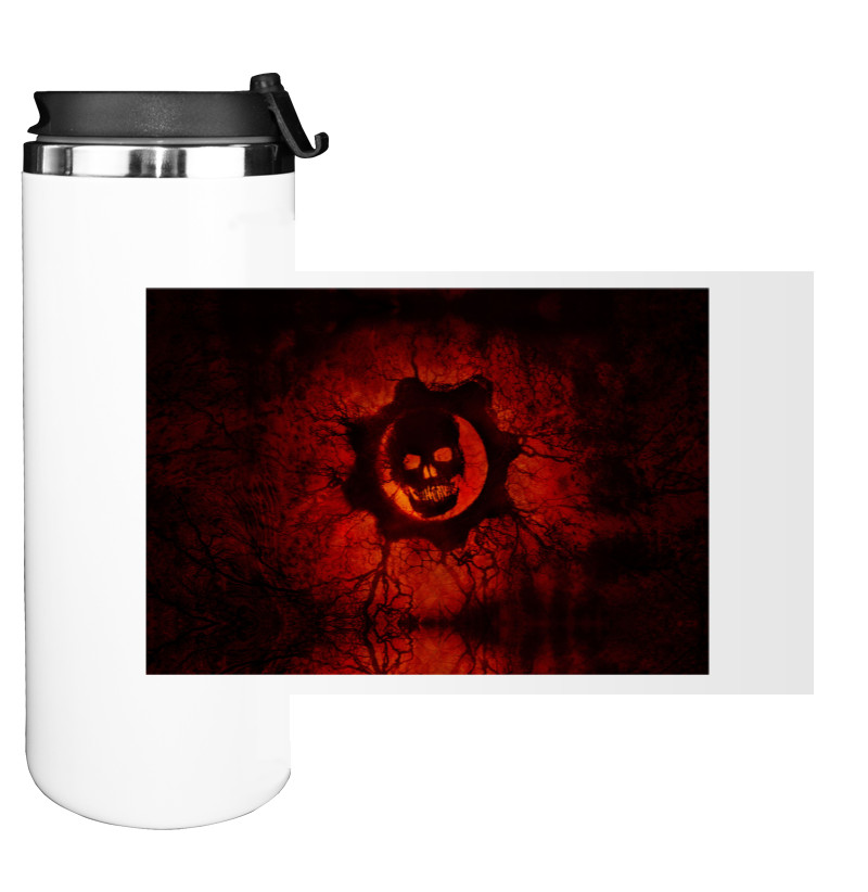 Water Bottle on Tumbler - Gears of War 12 - Mfest