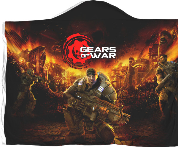 Плед з капюшоном 3D - Gears of War 13 - Mfest