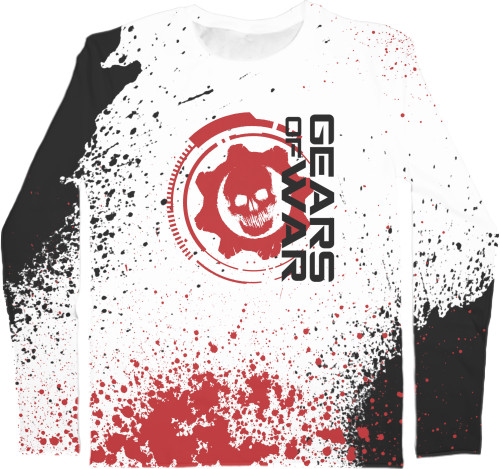 Men's Longsleeve Shirt 3D - Gears of War 16 - Mfest