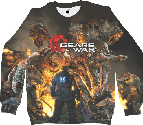 Women's Sweatshirt 3D - Gears of War 18 - Mfest