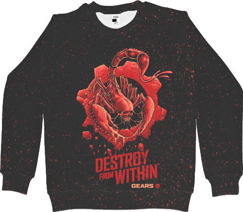 Men's Sweatshirt 3D - Gears of War 19 - Mfest