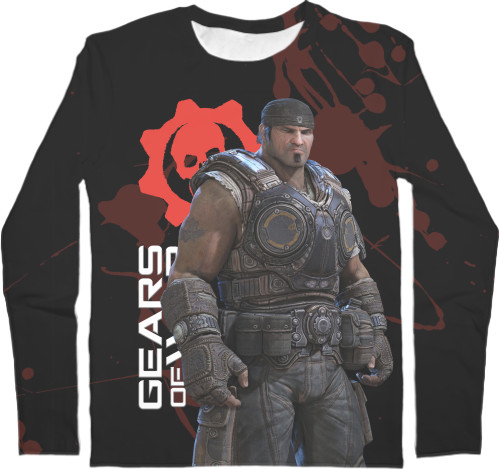 Men's Longsleeve Shirt 3D - Gears of War 20 - Mfest